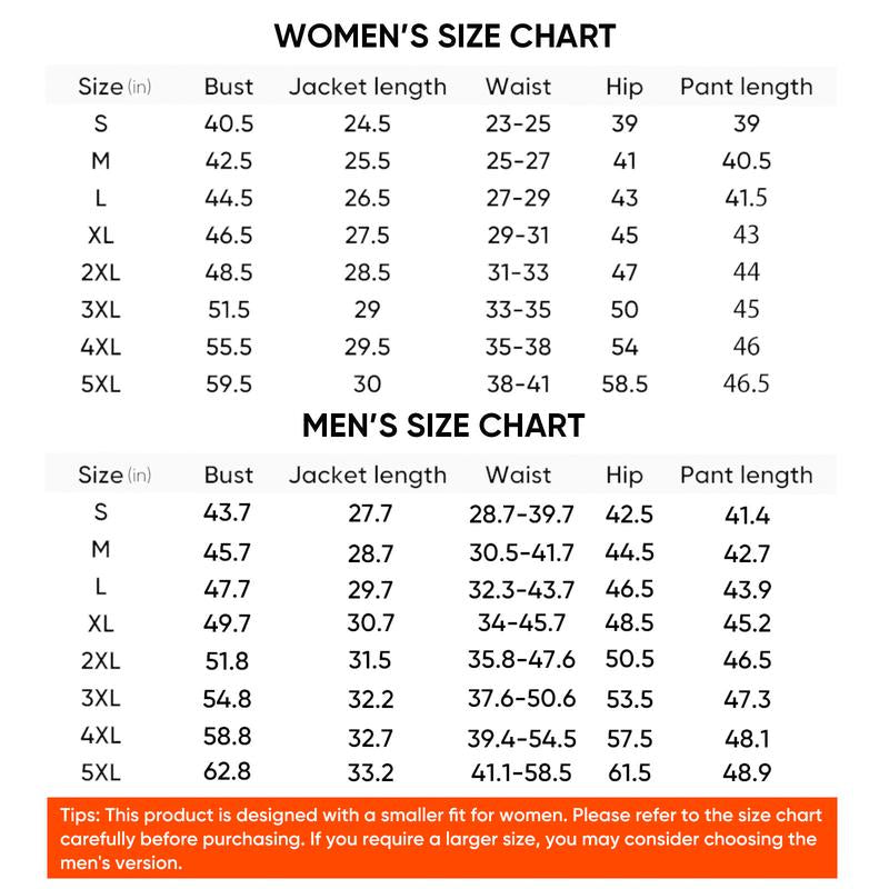 HOTSUIT Unisex Sauna Suit Sportswear | Jacket and Pants Fitness Training Clothes Outdoorfun Athletic Workout Men'S Alo Set