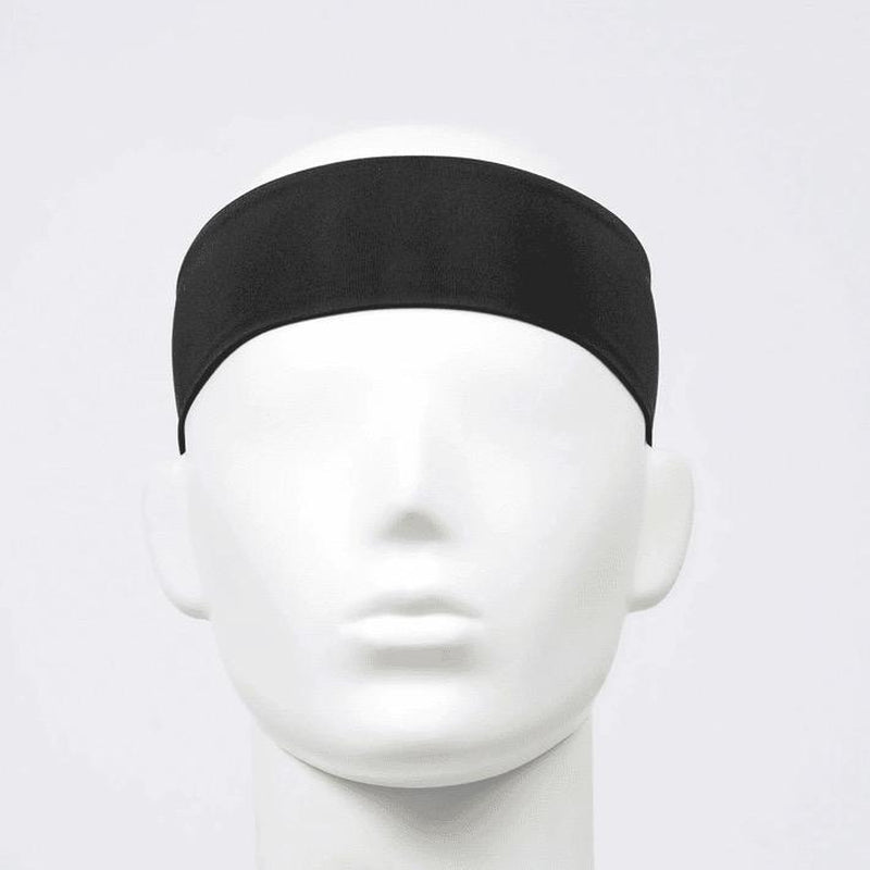 Sports Headband - Non-Slip Fitness Headband for Basketball, Workout, and Other Activities (Black and White)