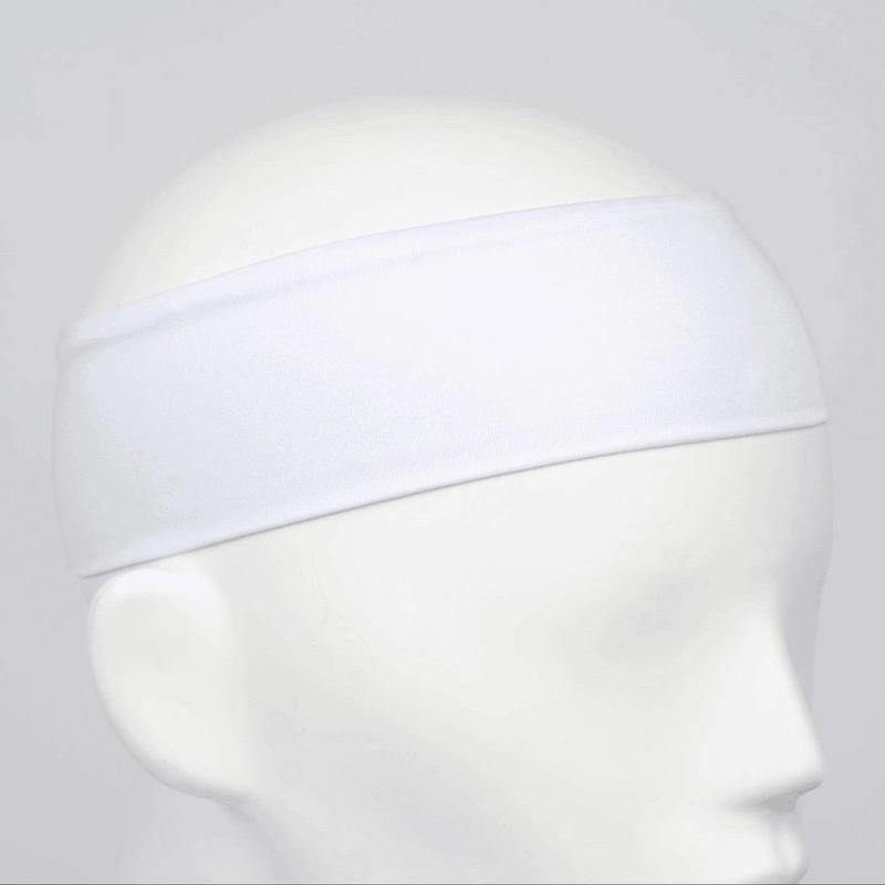 Sports Headband - Non-Slip Fitness Headband for Basketball, Workout, and Other Activities (Black and White)