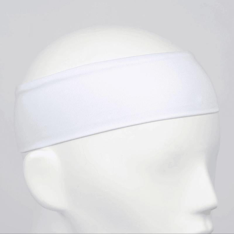 Sports Headband - Non-Slip Fitness Headband for Basketball, Workout, and Other Activities (Black and White)