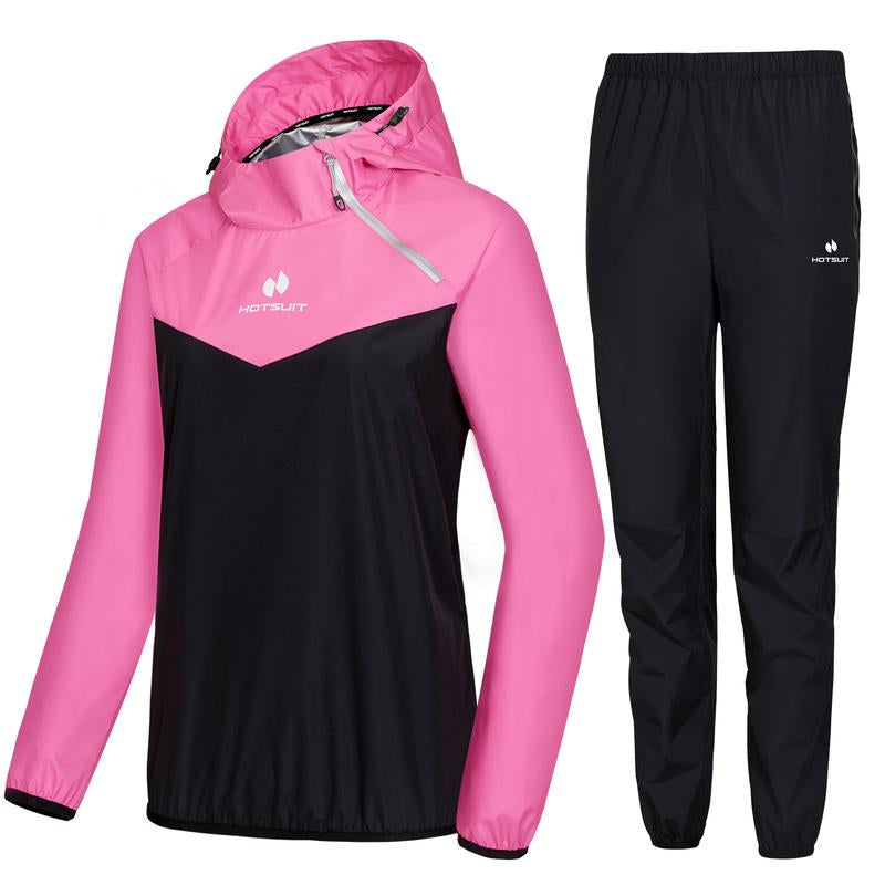 HOTSUIT Unisex Sauna Suit Sportswear | Jacket and Pants Fitness Training Clothes Outdoorfun Athletic Workout Men'S Alo Set