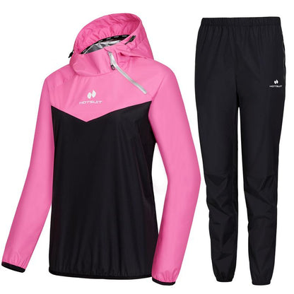 HOTSUIT Unisex Sauna Suit Sportswear | Jacket and Pants Fitness Training Clothes Outdoorfun Athletic Workout Men'S Alo Set