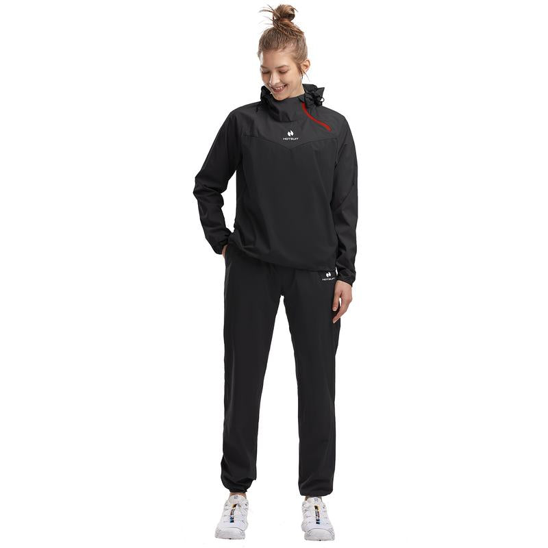 HOTSUIT Unisex Sauna Suit Sportswear | Jacket and Pants Fitness Training Clothes Outdoorfun Athletic Workout Men'S Alo Set