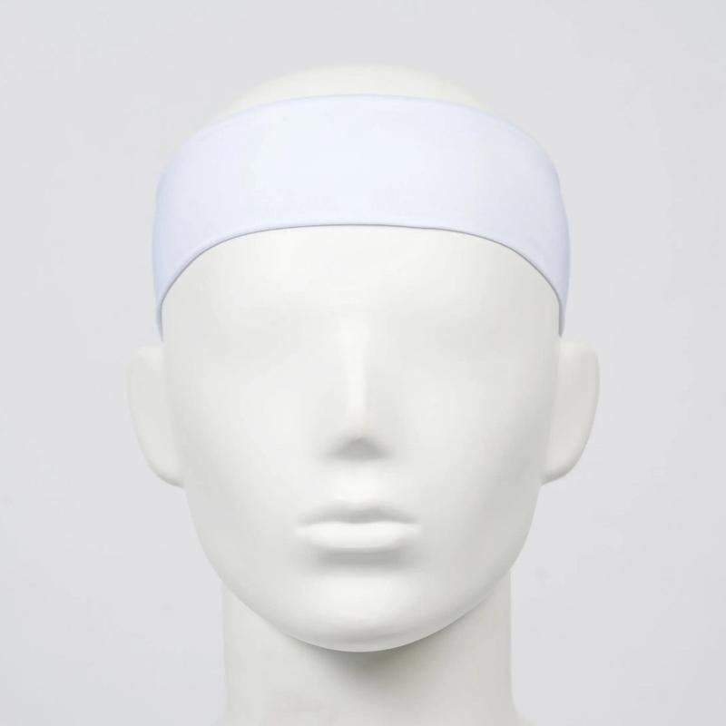Sports Headband - Non-Slip Fitness Headband for Basketball, Workout, and Other Activities (Black and White)