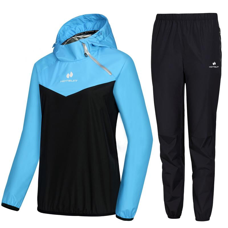 HOTSUIT Unisex Sauna Suit Sportswear | Jacket and Pants Fitness Training Clothes Outdoorfun Athletic Workout Men'S Alo Set