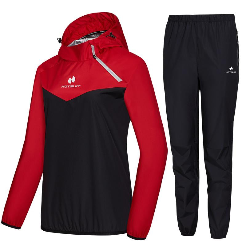 HOTSUIT Unisex Sauna Suit Sportswear | Jacket and Pants Fitness Training Clothes Outdoorfun Athletic Workout Men'S Alo Set
